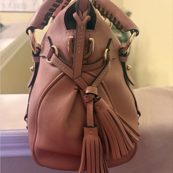 Dooney and Bourke Florentine Pink mave Leather Handbag - Picture 4 of 9